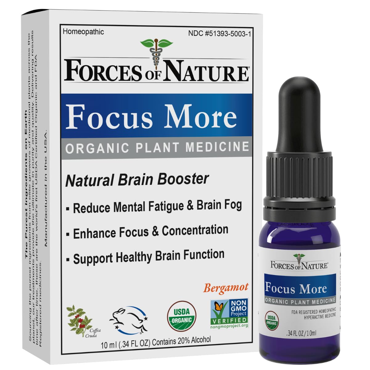 Forces of Nature Focus More Brain Health Support - 0.34 Fl Oz