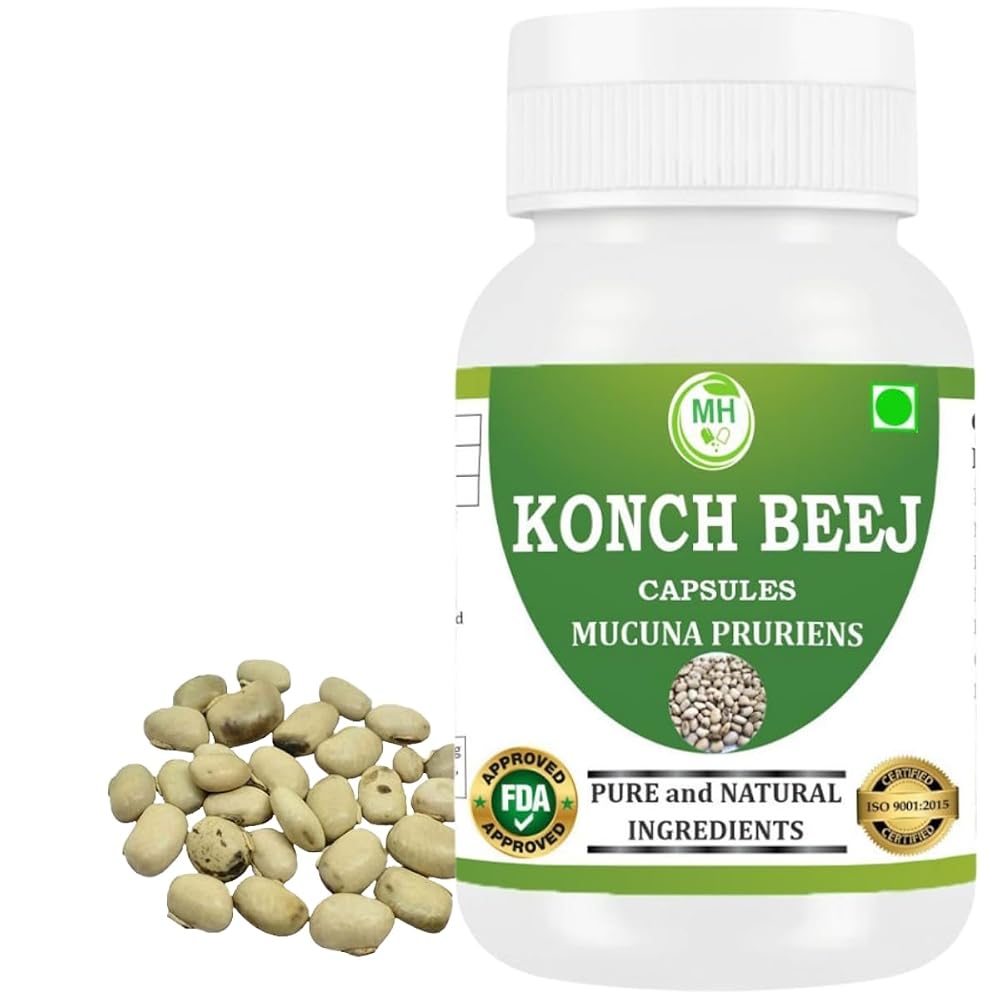Morsan Healthcare Kaunch Beej Mucuna Pruriens 500mg - 60 Capsules