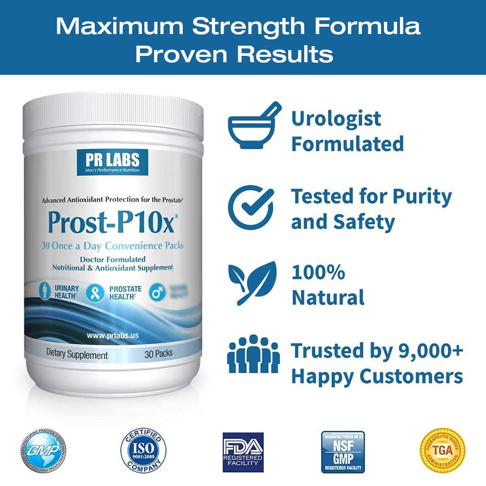 Prost-P10x Doctor Formulated Prostate Supplement - 30 Packets - image 3