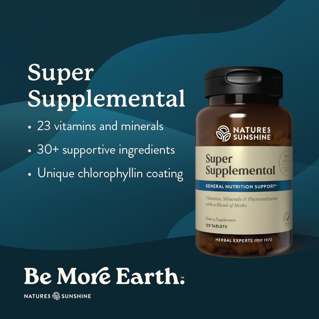 Nature's Sunshine Super Supplemental Multivitamin - 120 Tablets - image 2