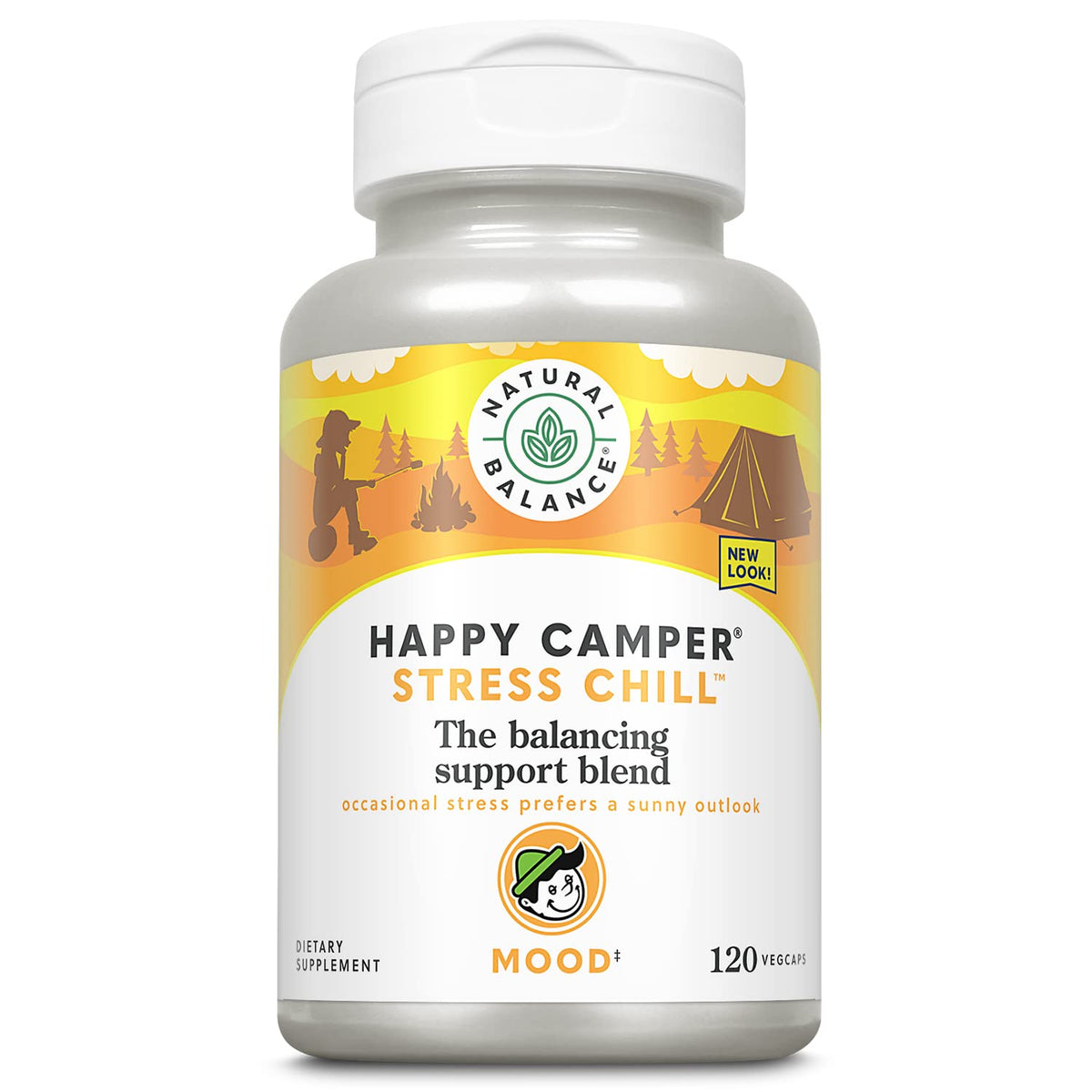 Natural Balance Happy Camper Stress Chill - 120 Vegetarian Capsules