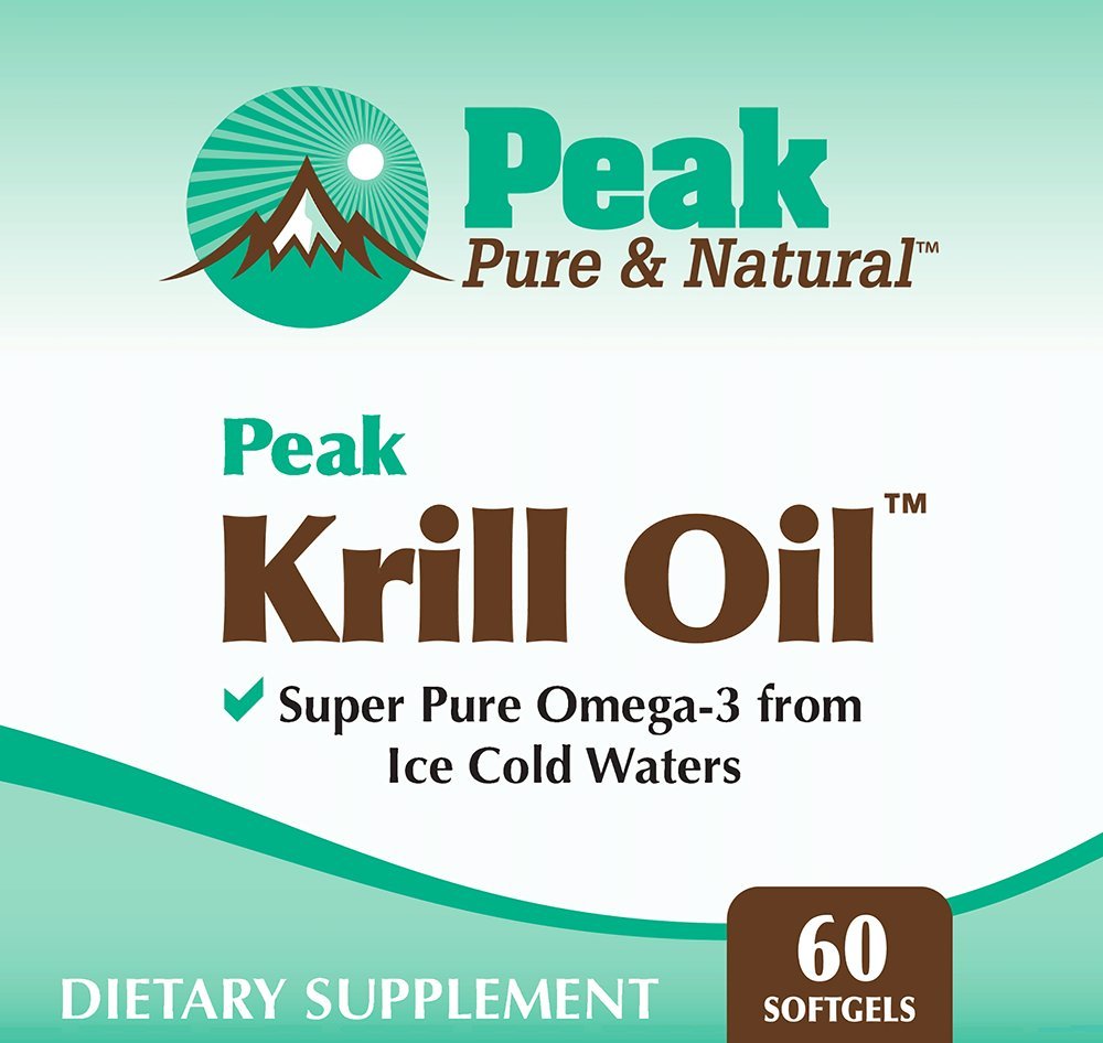 Peak Pure & Natural Krill Oil Omega 3 with EPA & DHA - 60 Softgels - image 2