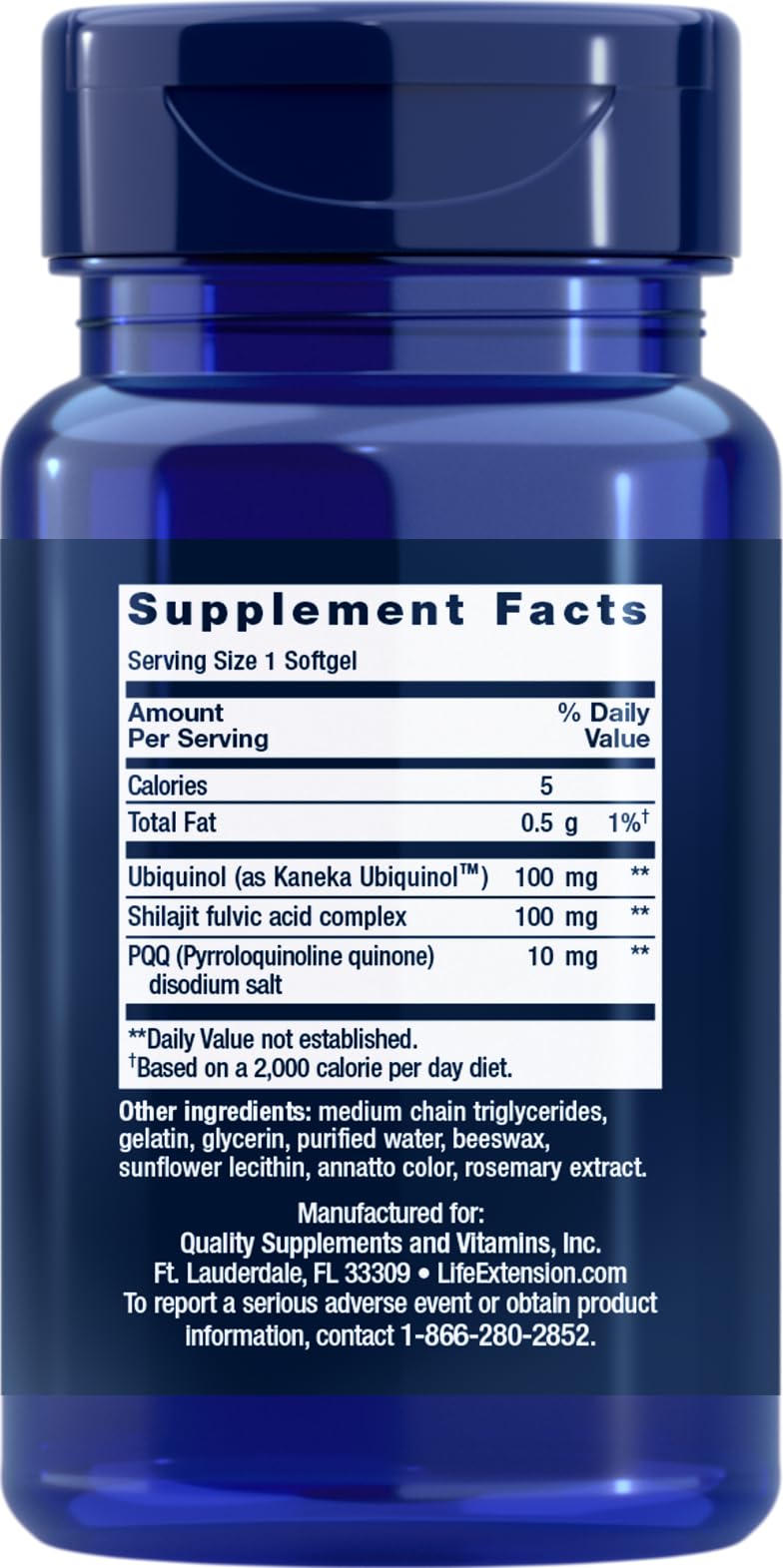 Life Extension Super Ubiquinol CoQ10 with PQQ - 60 Softgels - image 2