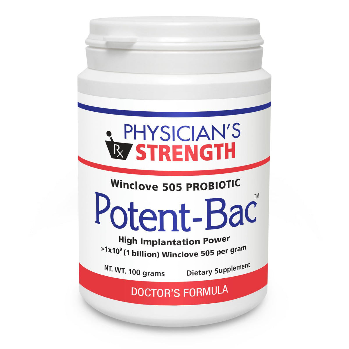 Physician's Strength Potent-Bac Probiotic Powder - 3.5 oz