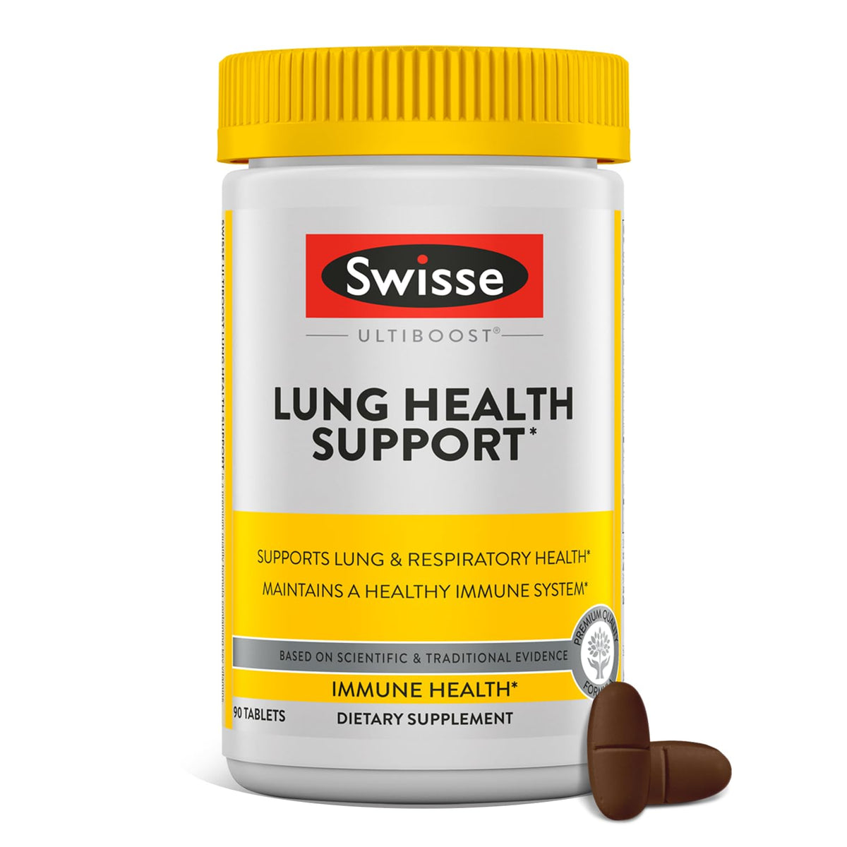 Swisse Mullein Lung Cleanse Respiratory Support - 90 Tablets