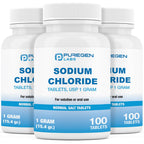 P Puregen Labs Puregen Labs Sodium Chloride Tablets 1 gm (1000 mg)
