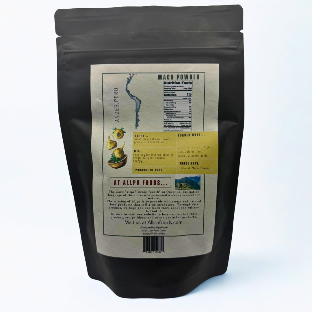 ALLPA Peruvian Gelatinized Yellow Maca Powder - 12 oz - image 3