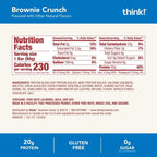 thinkThin High Protein Bar Brownie Crunch - 10 Count - image 2