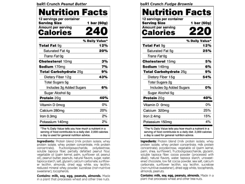 Generic Rule One BAR1 Crunch Protein Bar Fudge Brownie - 12 Bars - image 3