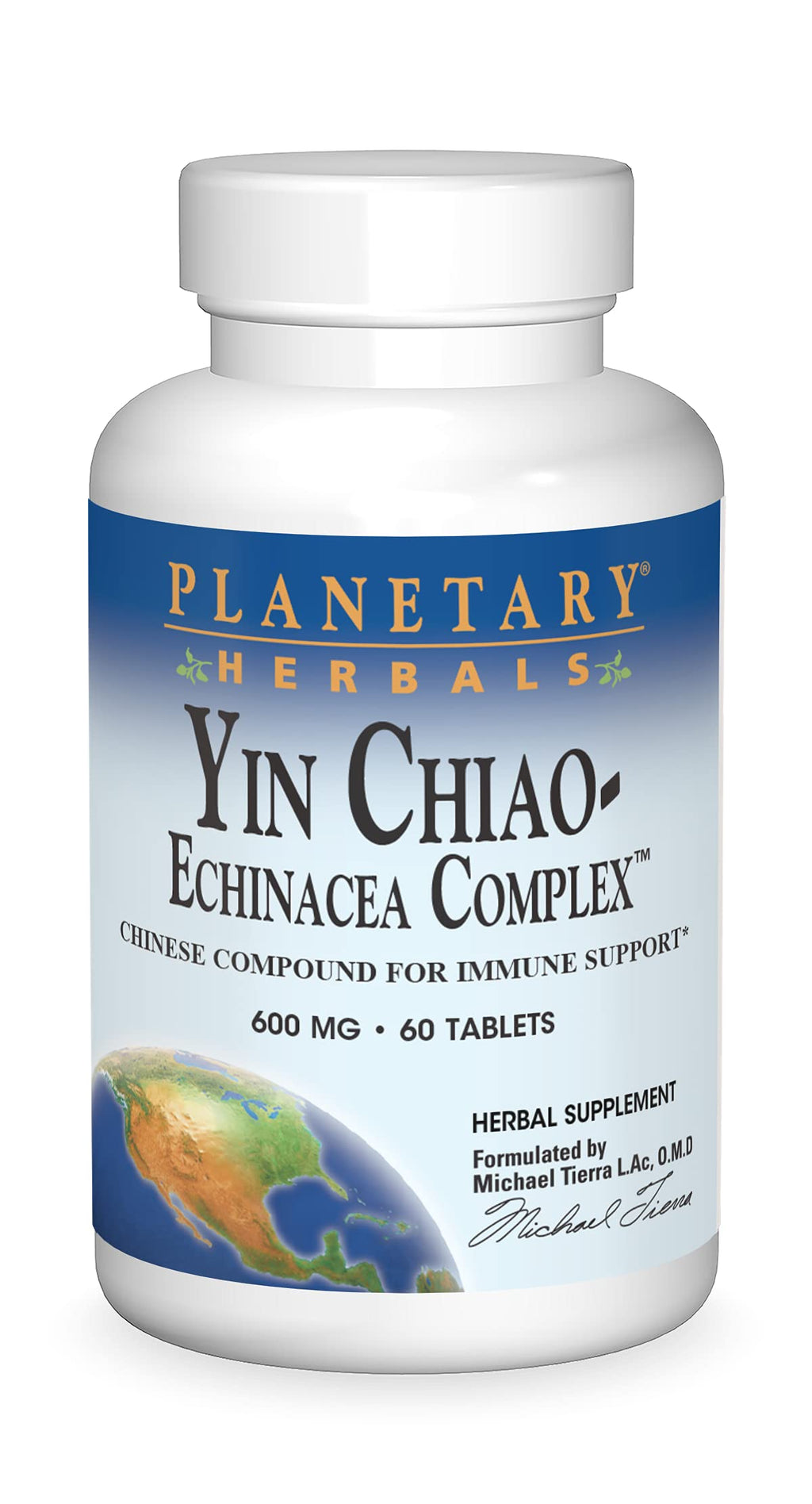 Planetary Herbals Yin Chiao-Echinacea Complex - 60 Tablets
