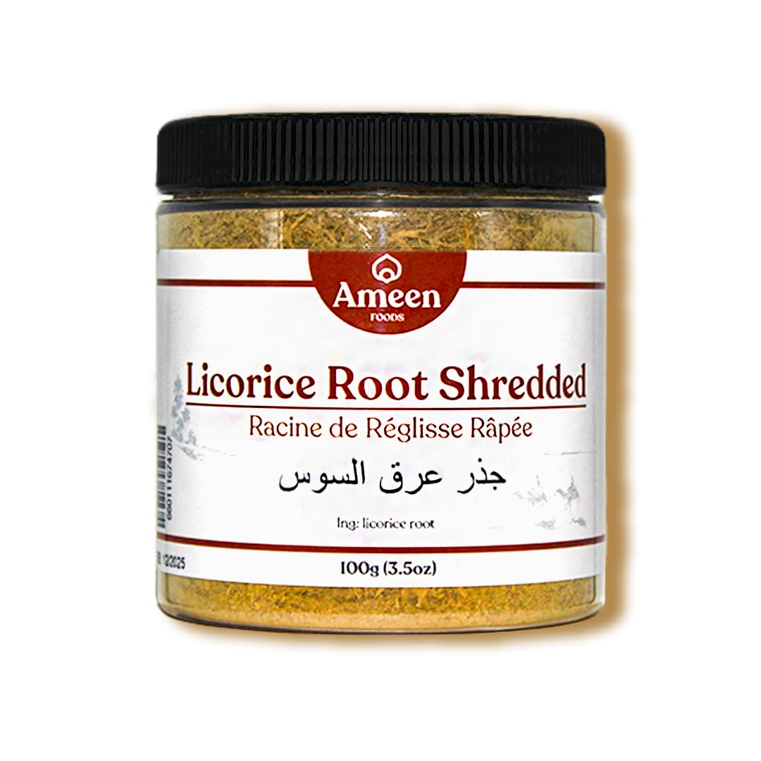 Ameen Foods Shredded Licorice Root - 100g Jar - image 3