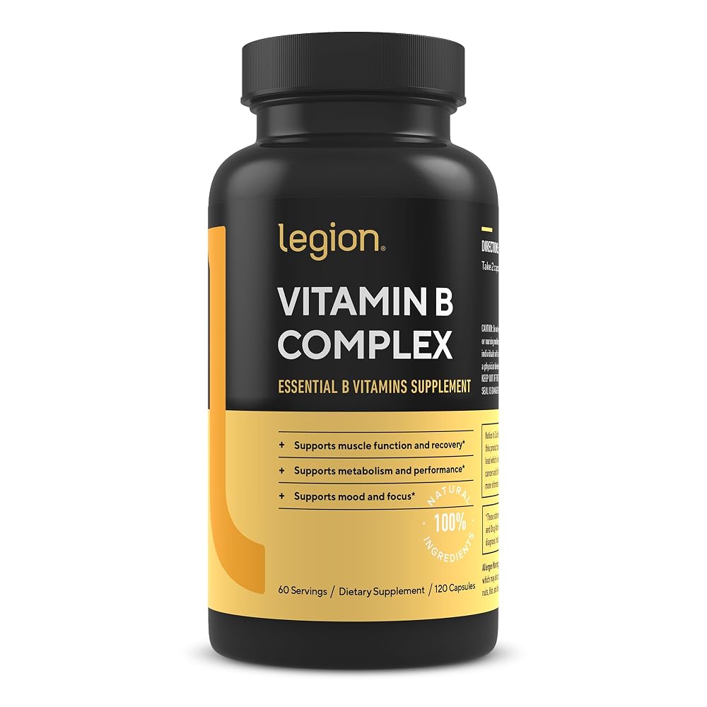 Legion Vitamin B-Complex with CoQ10 - 120 Capsules