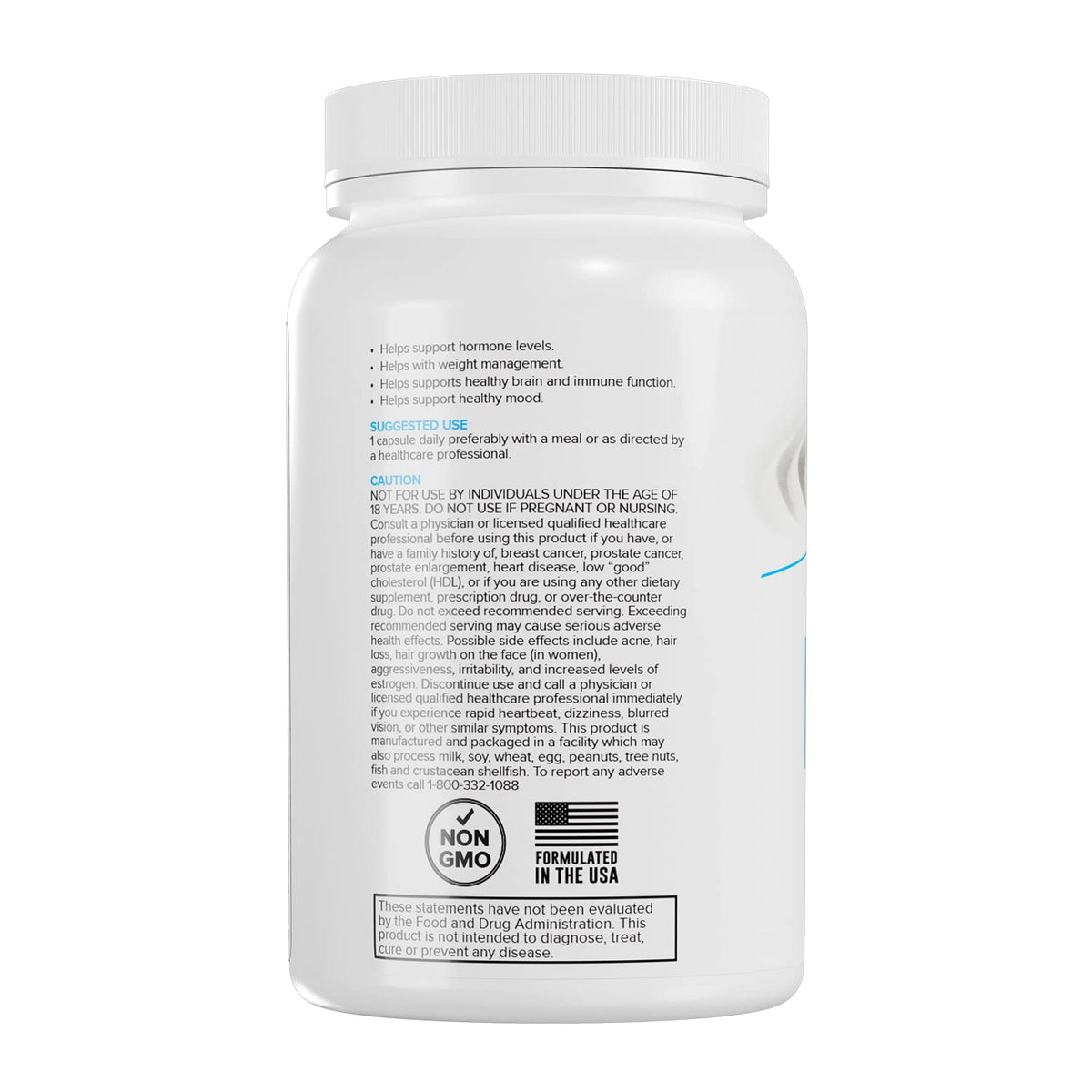Portions Master DHEA 25mg Hormone Support - 100 Capsules - image 2