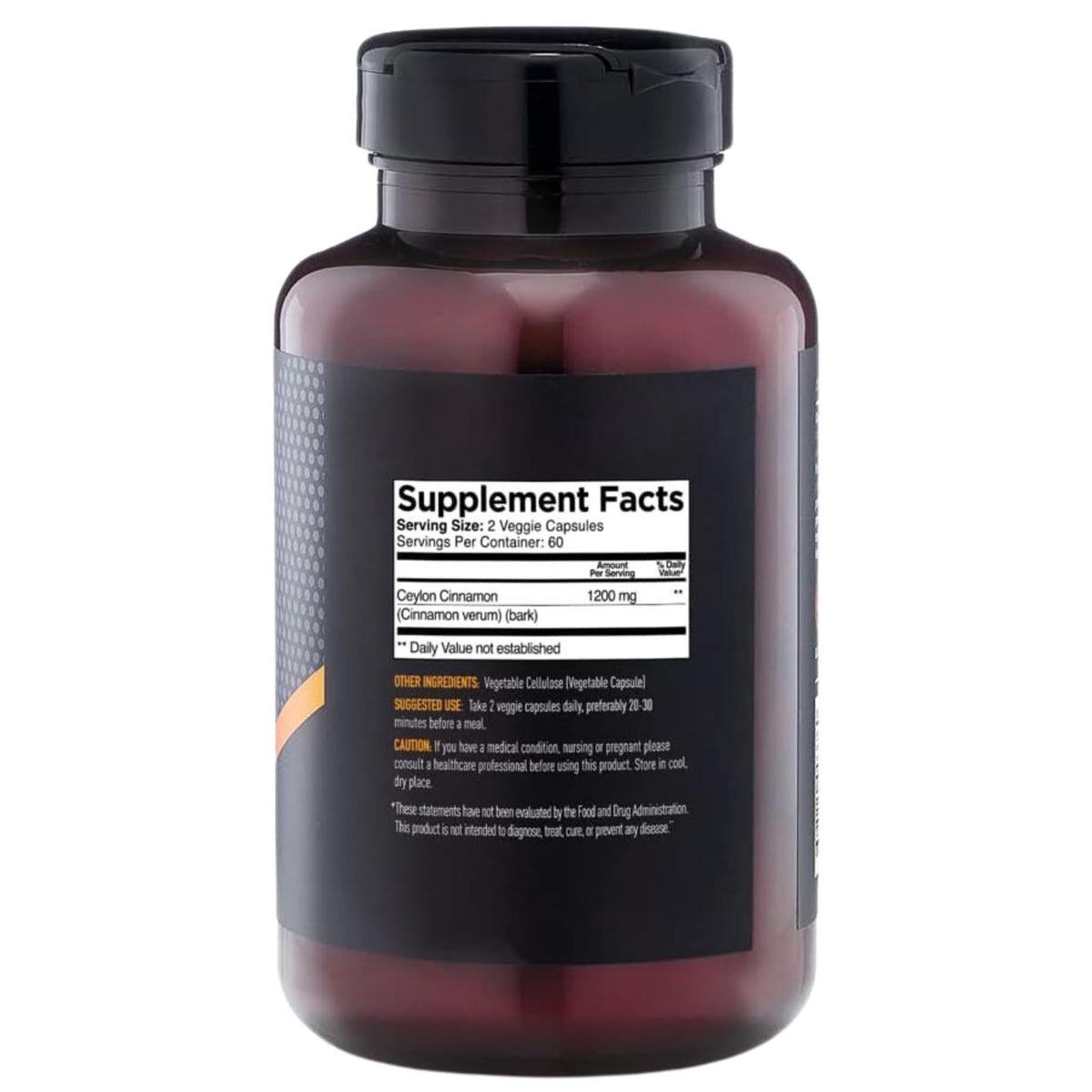 Kiva Premium Ceylon Cinnamon Powder - 120 Vegetarian Capsules - image 4