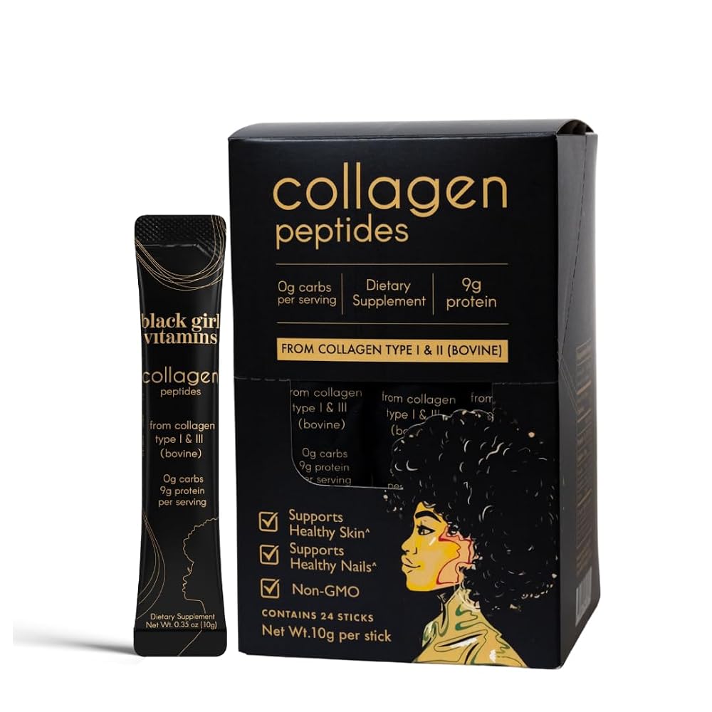 Black Girl Vitamins Collagen Powder and Stick Parent
