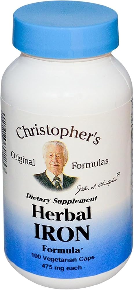 Christopher's Original Formulas Herbal Iron Formula 450 mg