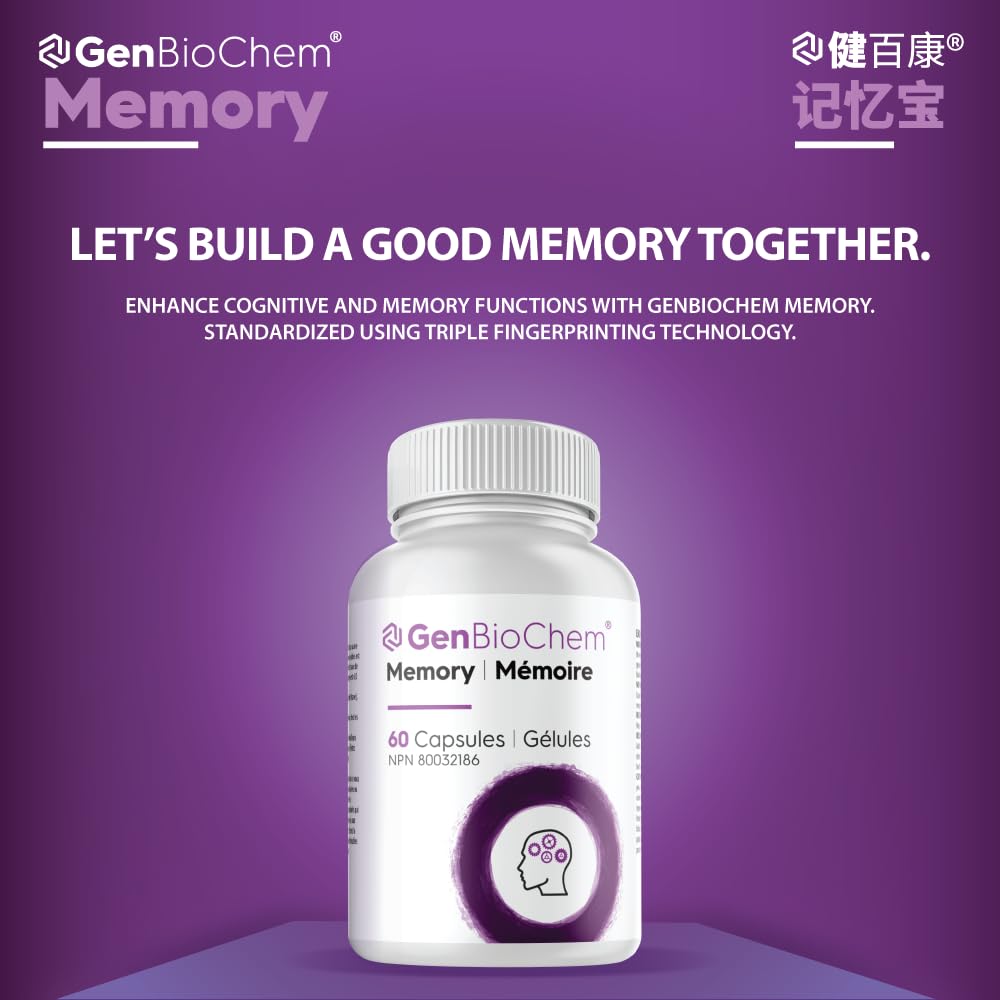 Genbiochem Memory Brain Booster - 60 Capsules - image 5