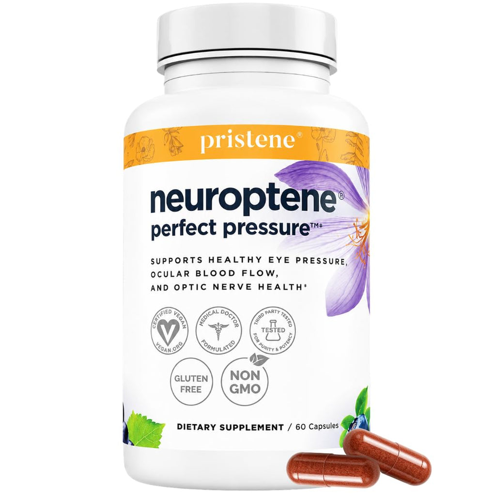 Eyecheck Neuroptene Eye Vitamins with CoQ10 & Saffron - 60 Capsules