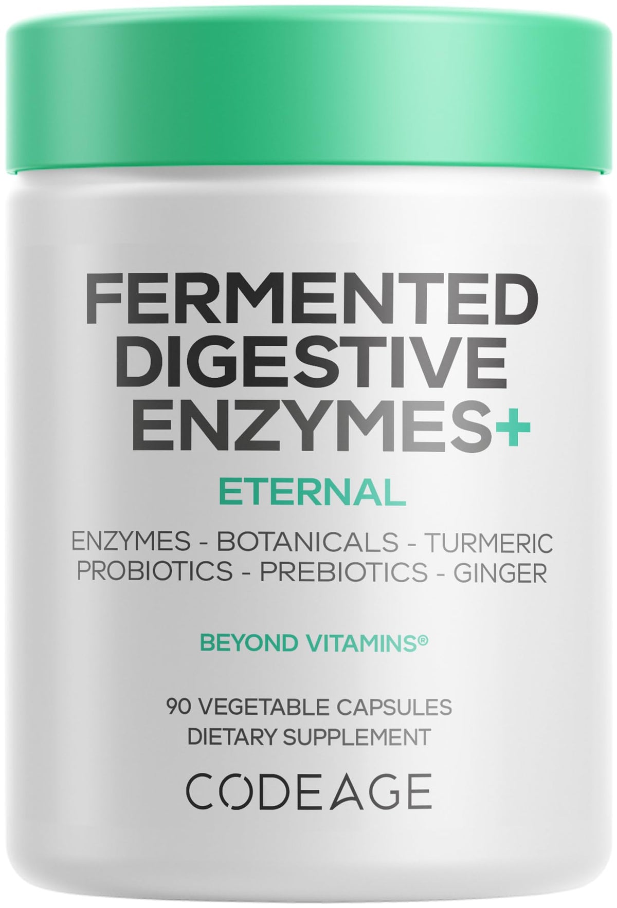 Codeage Fermented Digestive Enzymes with Probiotics - 90 Capsules