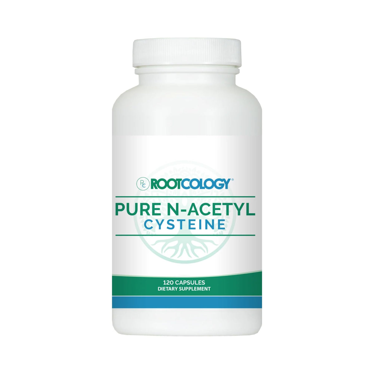 Rootcology Pure N-Acetyl Cysteine by Dr. Izabella Wentz - 120 Capsules