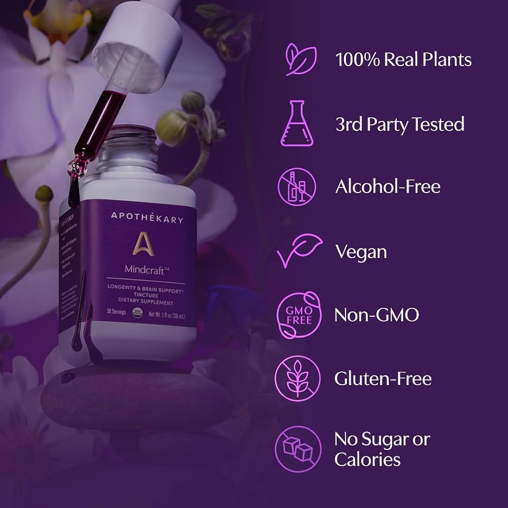 Apothékary Mindcraft Liquid Herbal Drops
