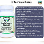 AlchePharma Saccharomyces Boulardii Probiotic - 90 Capsules - image 7
