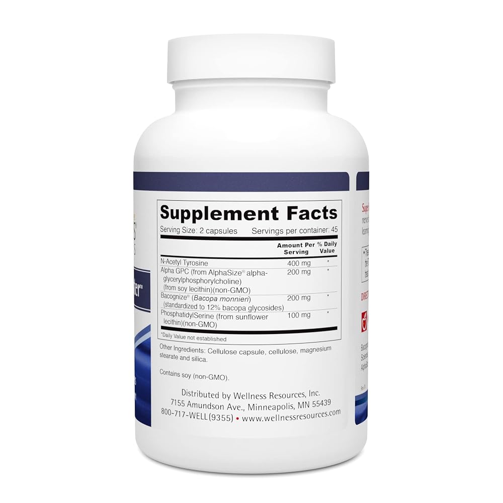 Wellness Resources Super Brain Booster for Mental Clarity - 90 Capsules - image 2