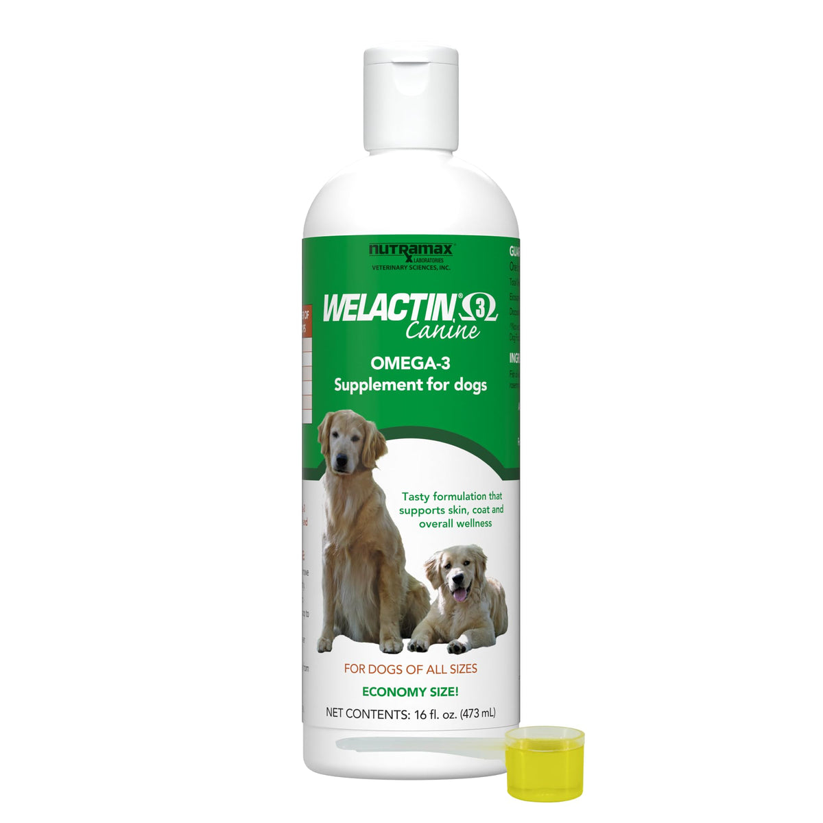 Nutramax Welactin Omega 3 Fish Oil for Dogs Skin & Coat - 3 Pack