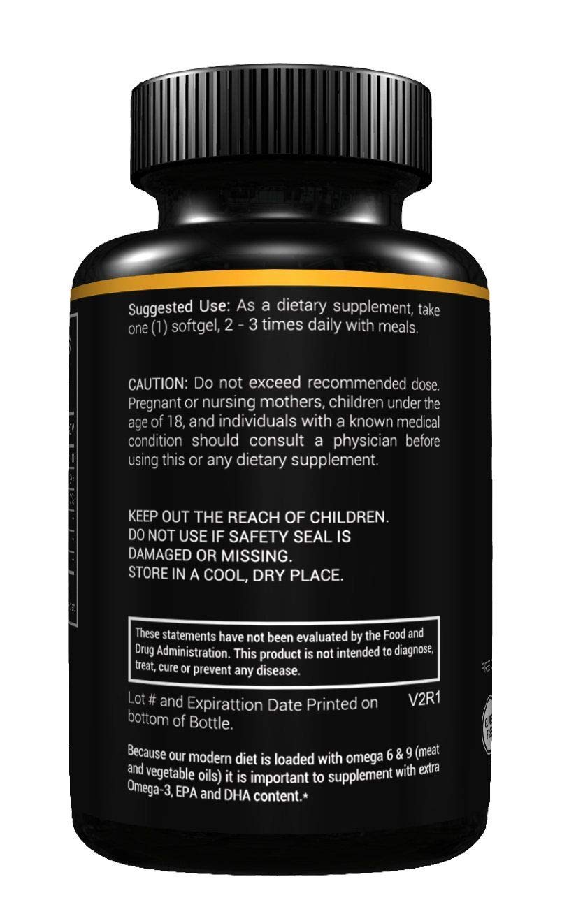 Stellar Labs Omega-3 Fish Oil Supplement - 60 Capsules - image 2