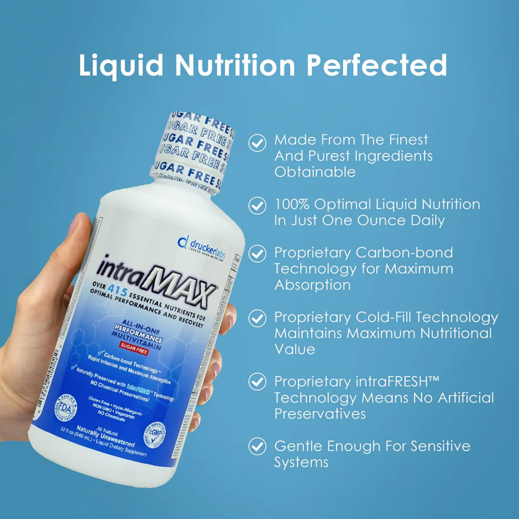 intraMAX Liquid Multivitamin 415+ Nutrients - 32 fl oz - image 3