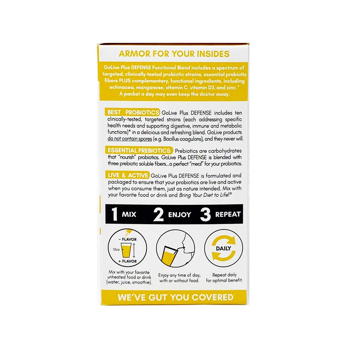 GoLive Immune Defense Synbiotic Powder - 10 Servings - image 4