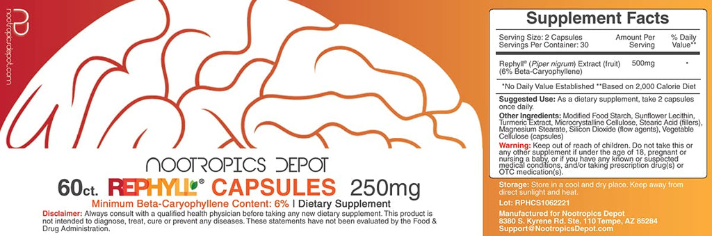 Nootropics Depot Rephyll 250mg Joint Support - 60 Capsules - image 2