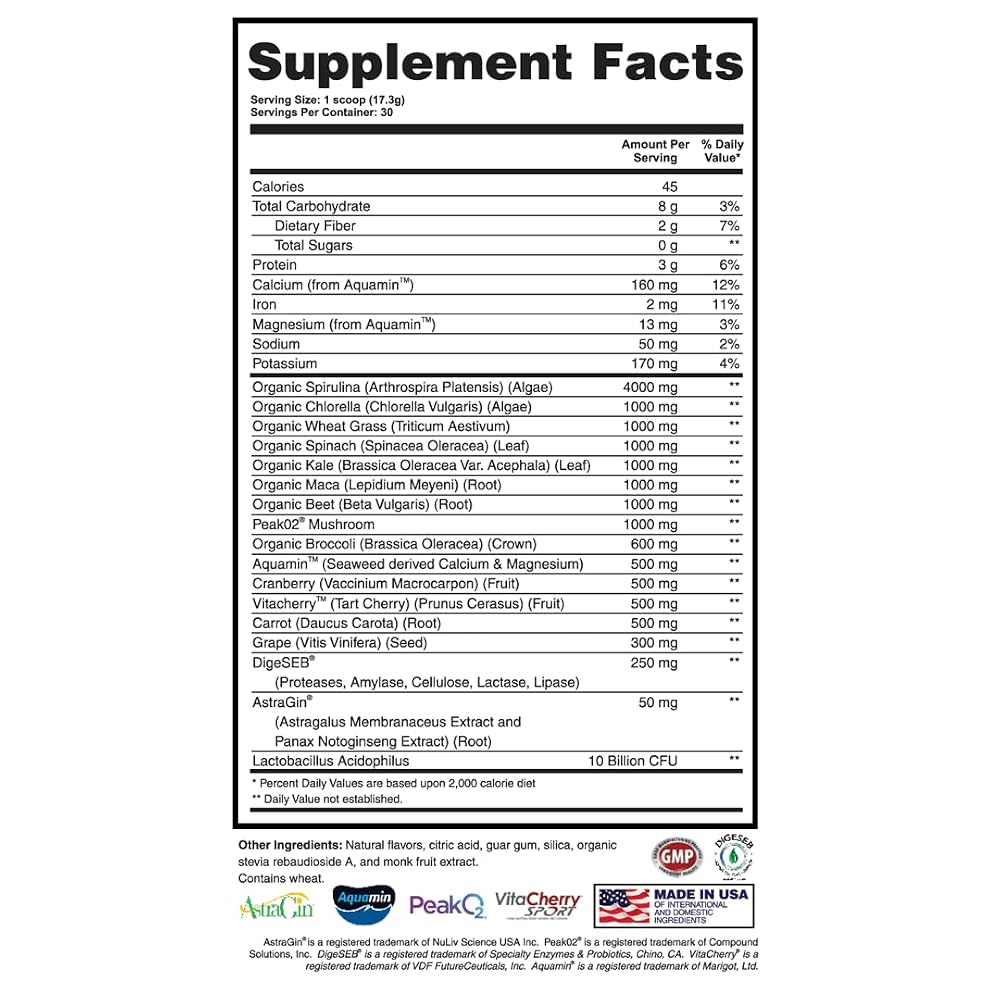 Apollon Nutrition Greens