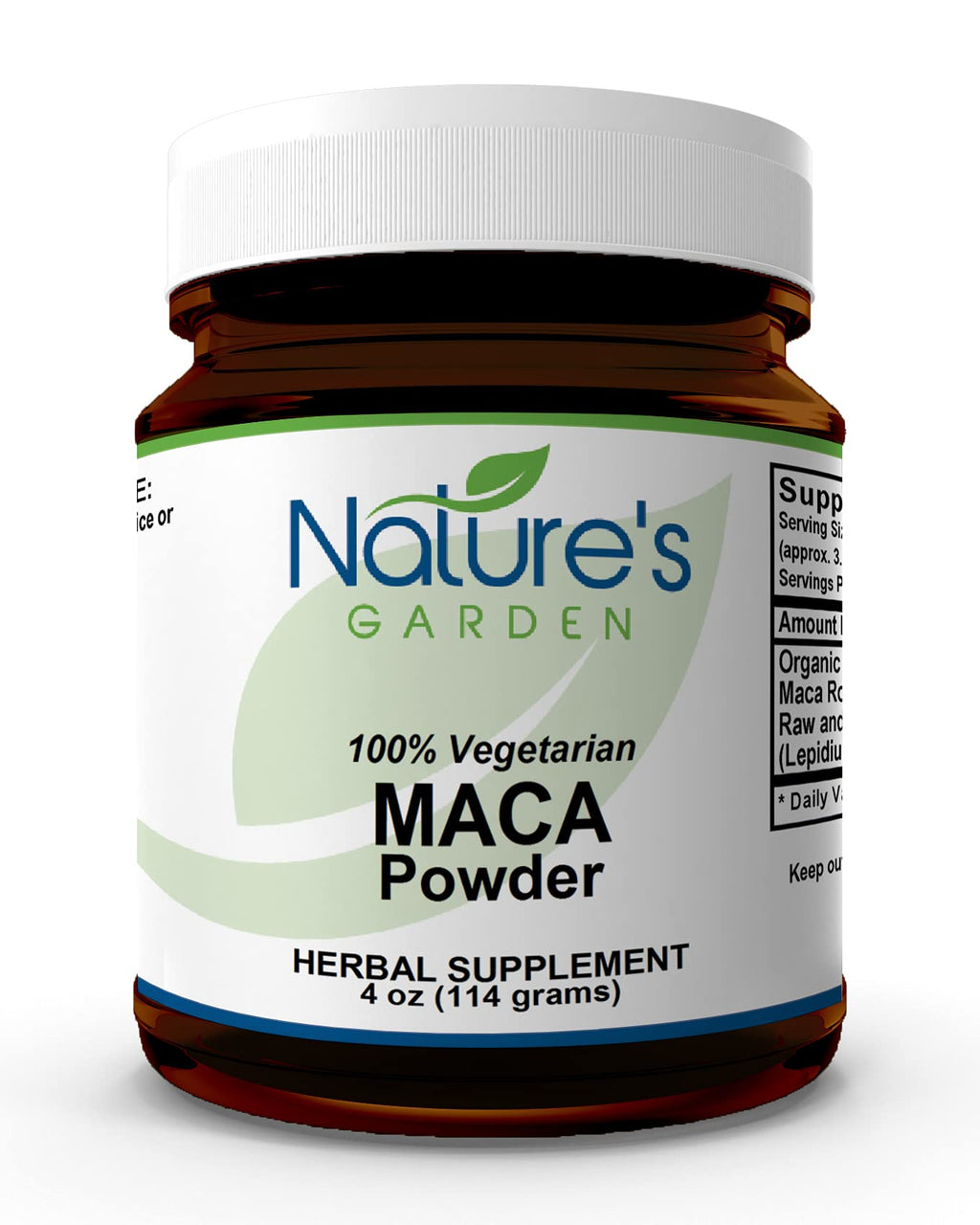 Nature's Garden Essentials Organic Maca Root Powder - 4 oz