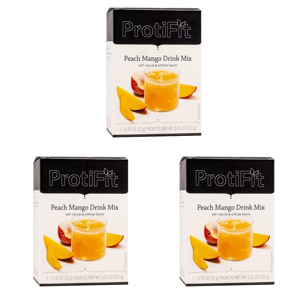 ProtiFit High Protein Peach Mango Fruit Drink - 3 Pack