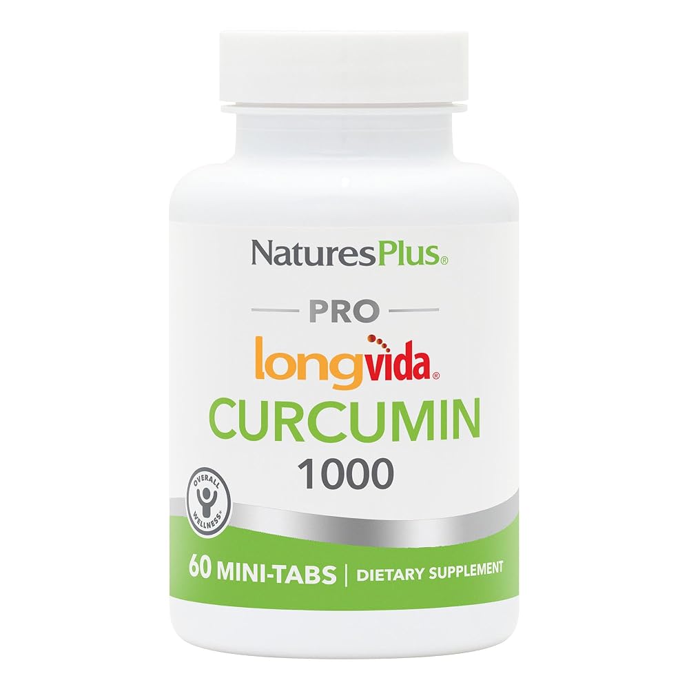 NaturesPlus PRO Longvida Curcumin 1000 mg - 60 Tablets