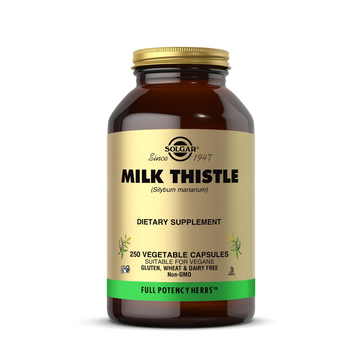 Solgar Milk Thistle - 250 Vegetable Capsules