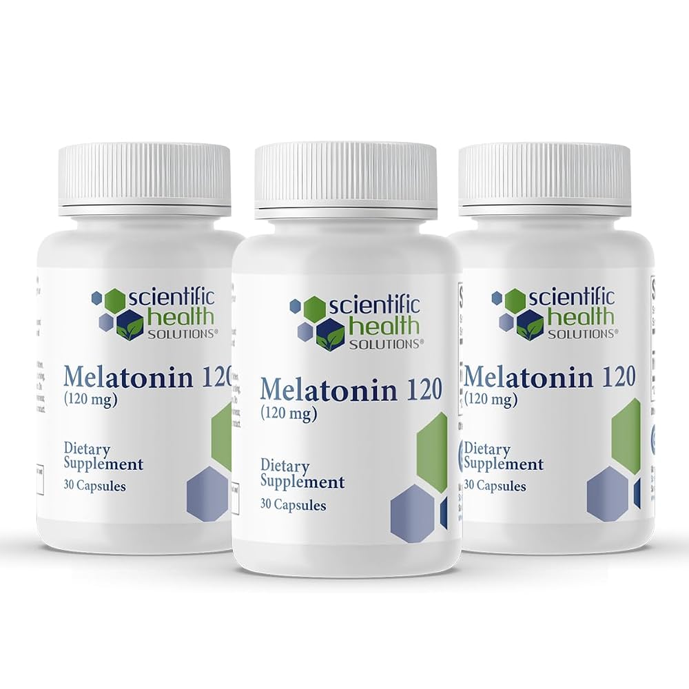 Scientific Health Solutions Melatonin 120mg Sleep Aid - 90 Capsules