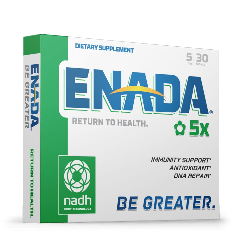 ENADA NADH 5mg Supplement with Chlorophyll - 30 Tablets