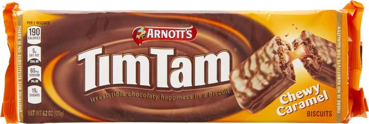 Arnott's Tim Tam Chewy Caramel Biscuit - 6.2 oz