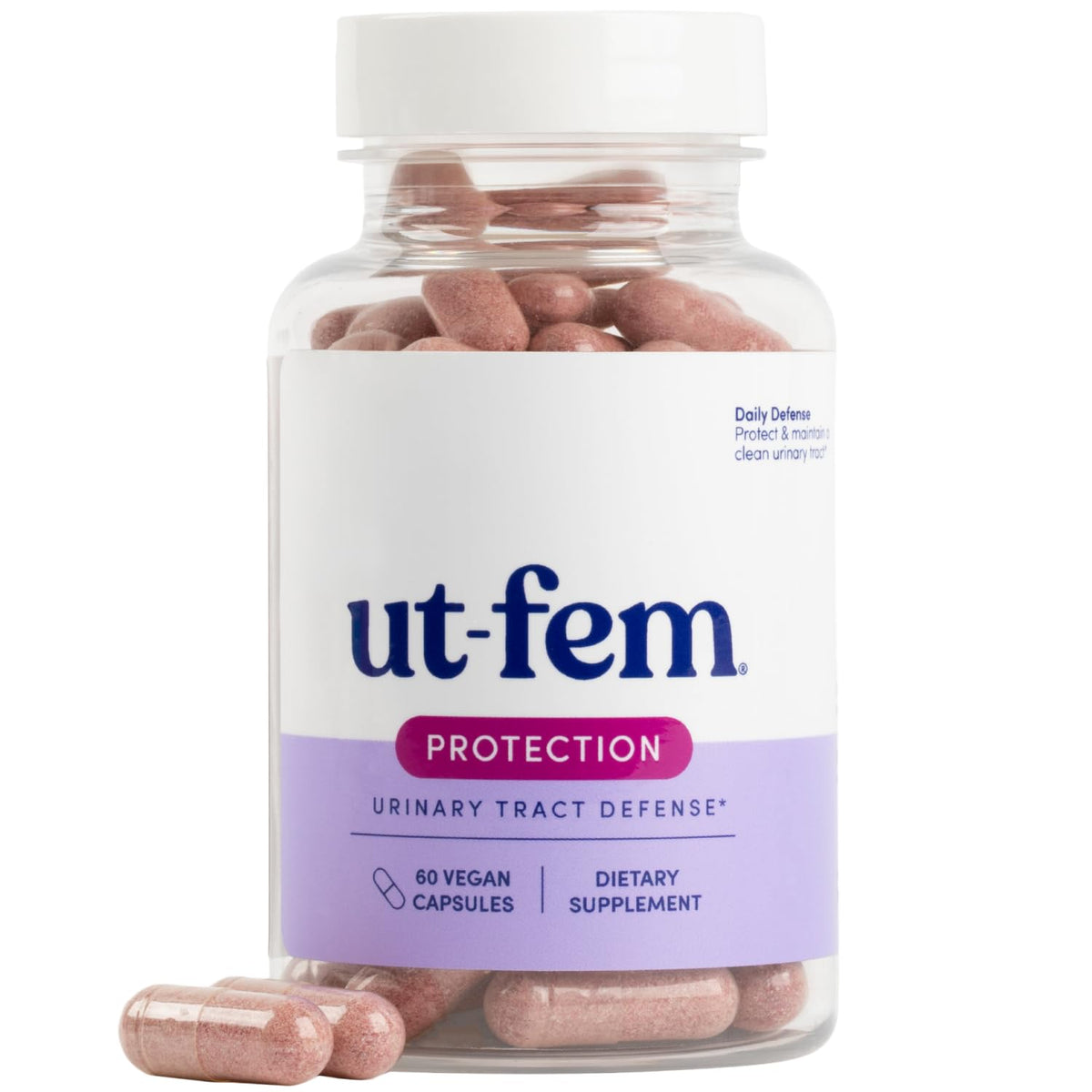 UT-Fem Protection Cranberry Capsules with D-Mannose - 60 Capsules