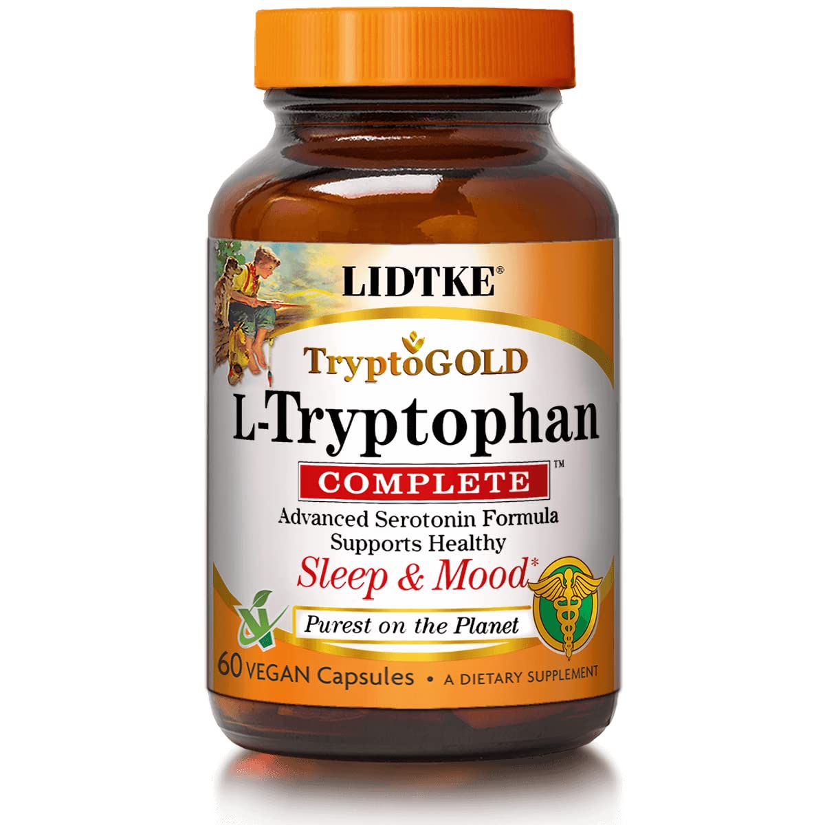 Lidtke L-Tryptophan Complete for Sleep & Mood - 60 Capsules