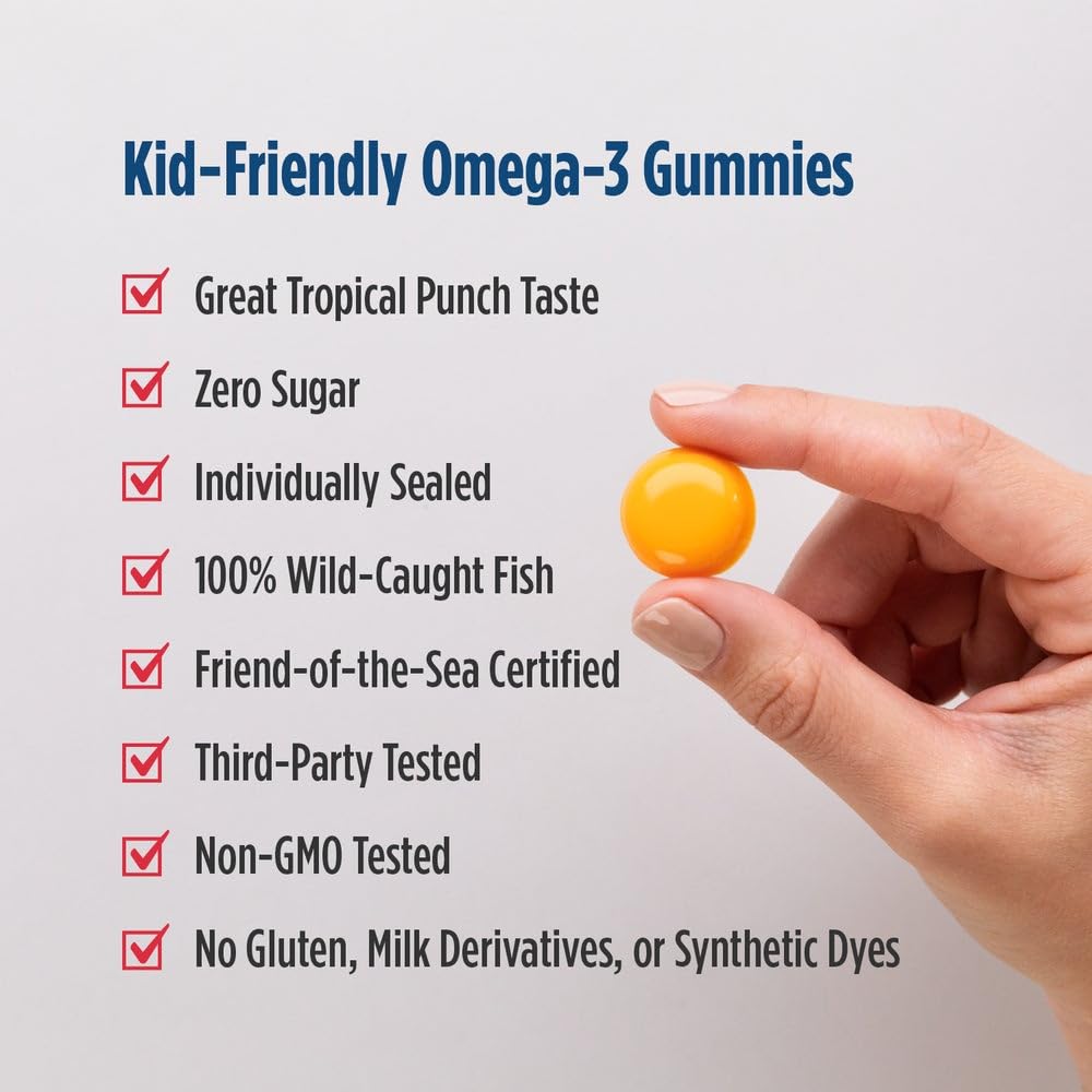 Nordic Naturals Children's DHA Gummies Tropical Punch - 30 Count - image 5