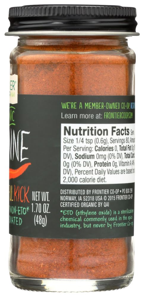 Frontier Herb Cayenne Pepper 30HU Organic - 3 Pack - image 4