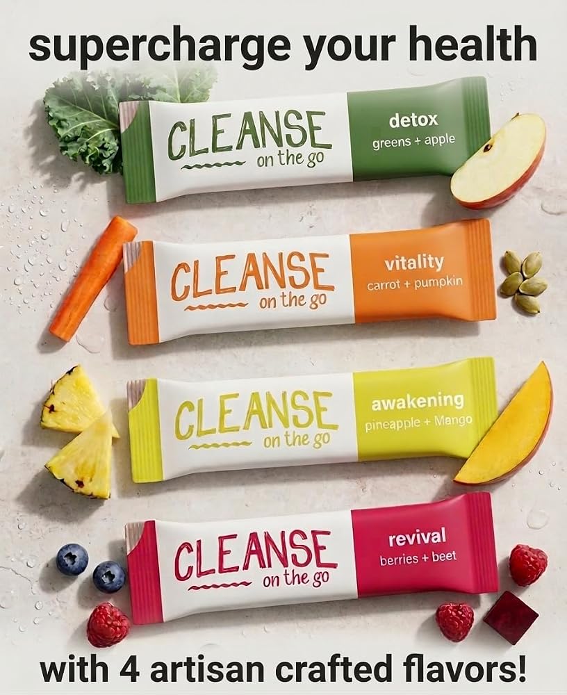 CLEANSE on the go 3 Day Juice Cleanse Powder - 21 Packets - image 2