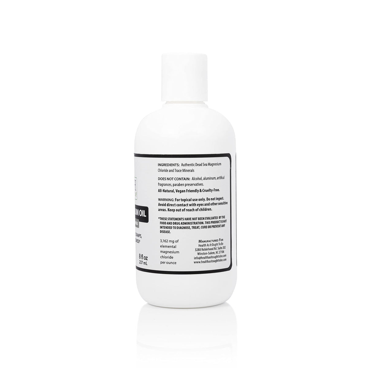 Health As It Ought To Be Dead Sea Magnesium Oil - 8 Fl Oz - image 2