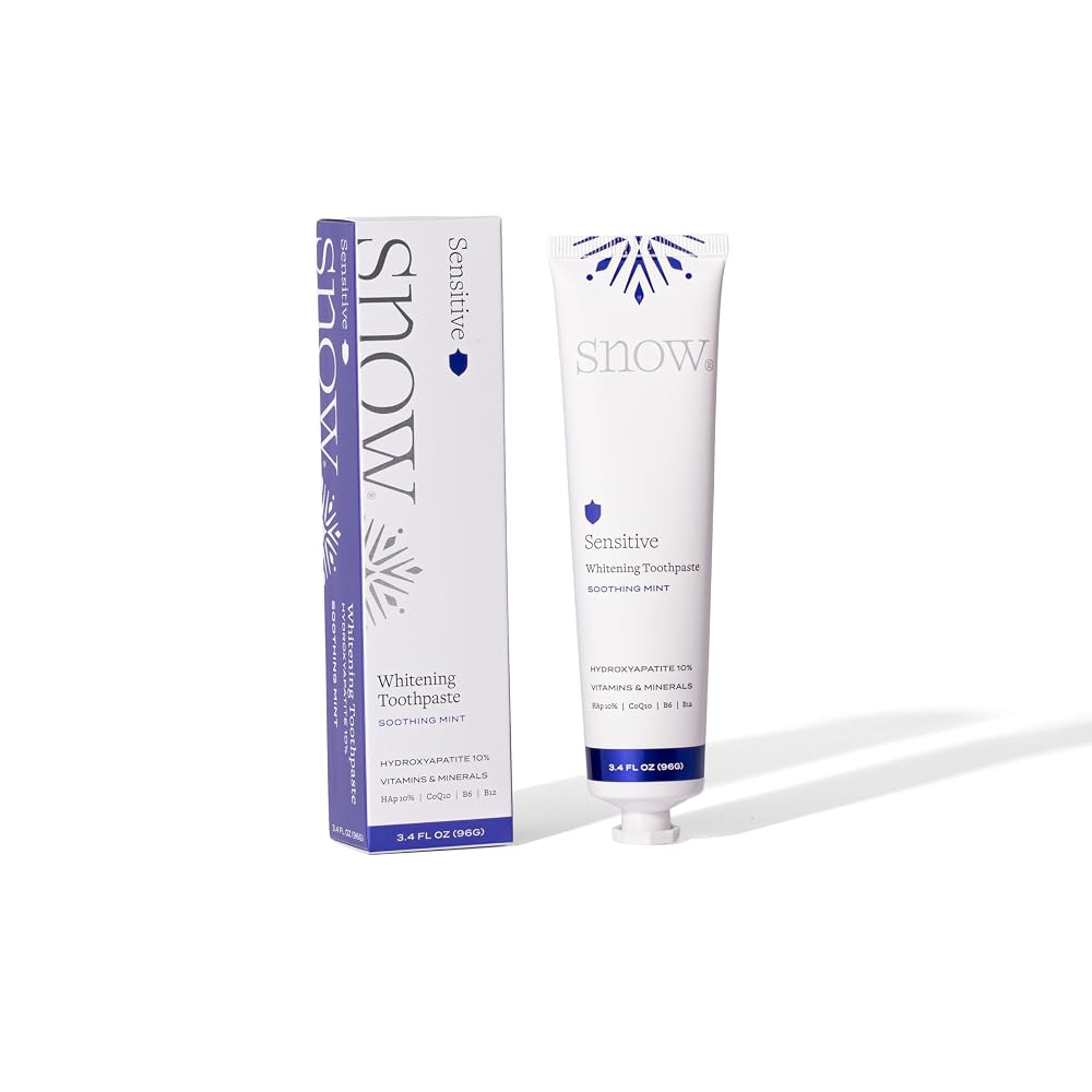 SNOW Sensitive Teeth Whitening Toothpaste with Hydroxyapatite - 3.4 oz