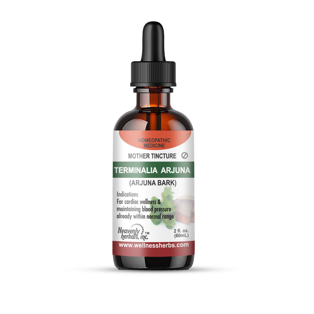 Heavenly Herbals Terminalia Arjuna Q Homeopathic Mother Tincture - 2 Fl Oz
