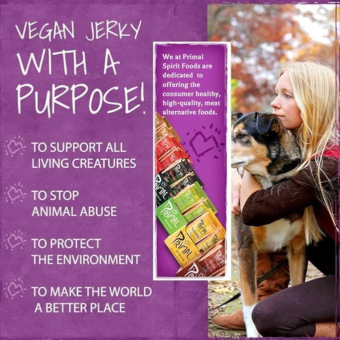 Primal Spirit Foods Meatless Vegan Jerky Thai Peanut - 24 Strips - image 6