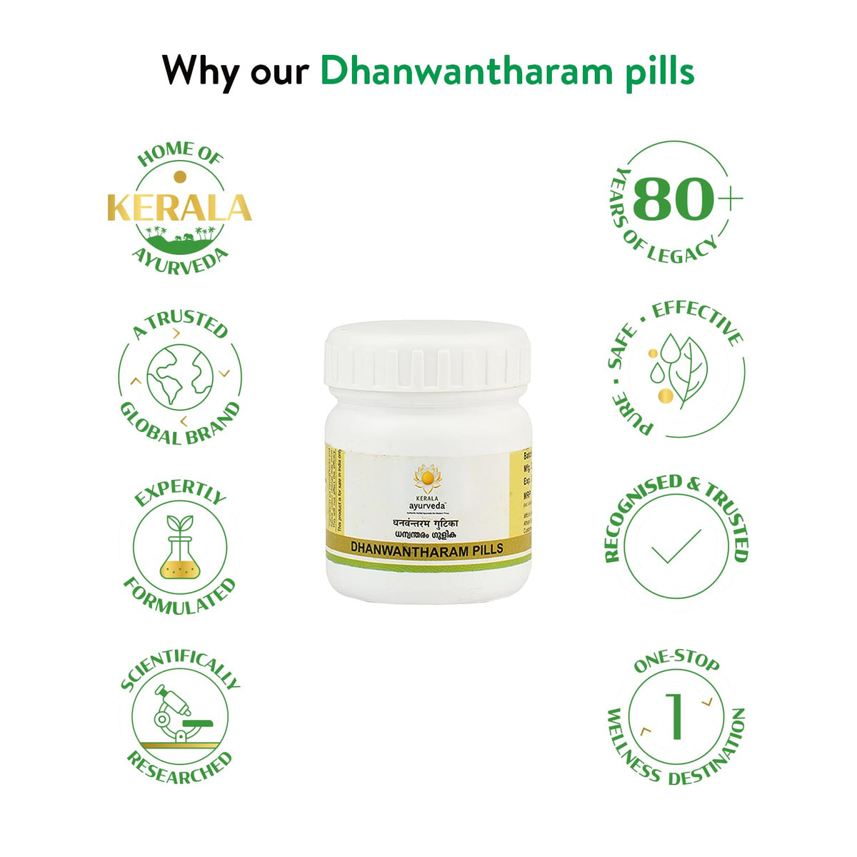 Kerala Ayurveda Dhanwantharam Pills - 50 Tablets - image 4